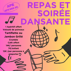 Affiche événement soirée disco moderne